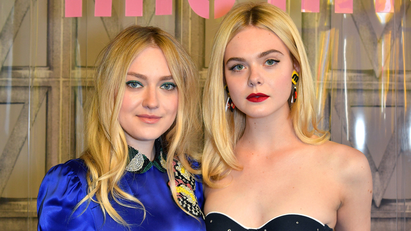 Dakota i Elle Fanning rodzinnie.