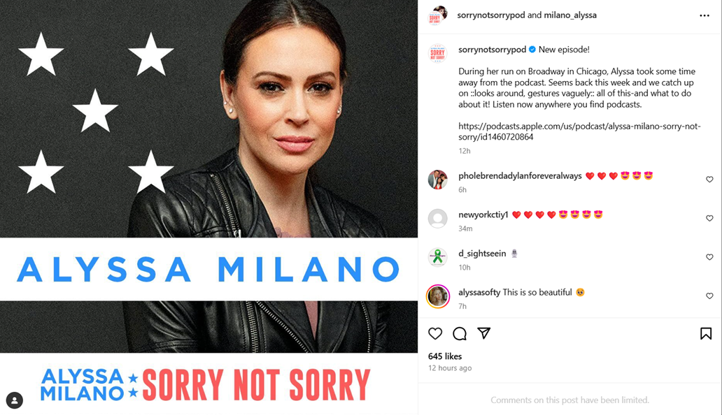 Oskarżenia Alyssy Milano